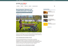 barrierefreies Gärtnern mit multifunktionalem Hochbeet