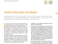 multifunktionales Hochbeet – GreenCare