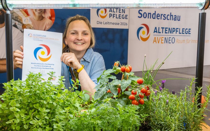 Urkunde der Messe »Altenpflege« in Essen 2026