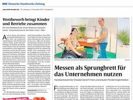 DeutscheHandwerksZeitung: Messen als Sprungbrett nutzen