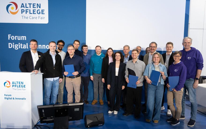 die Preisträger der Messe »Altenpflege« in Essen 2026