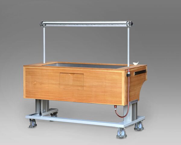 Modell mit Wachstumslicht