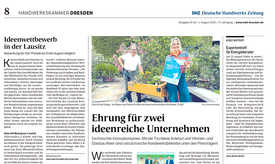 DeutscheHandwerksZeitung: Sächsischer Innovationspreis